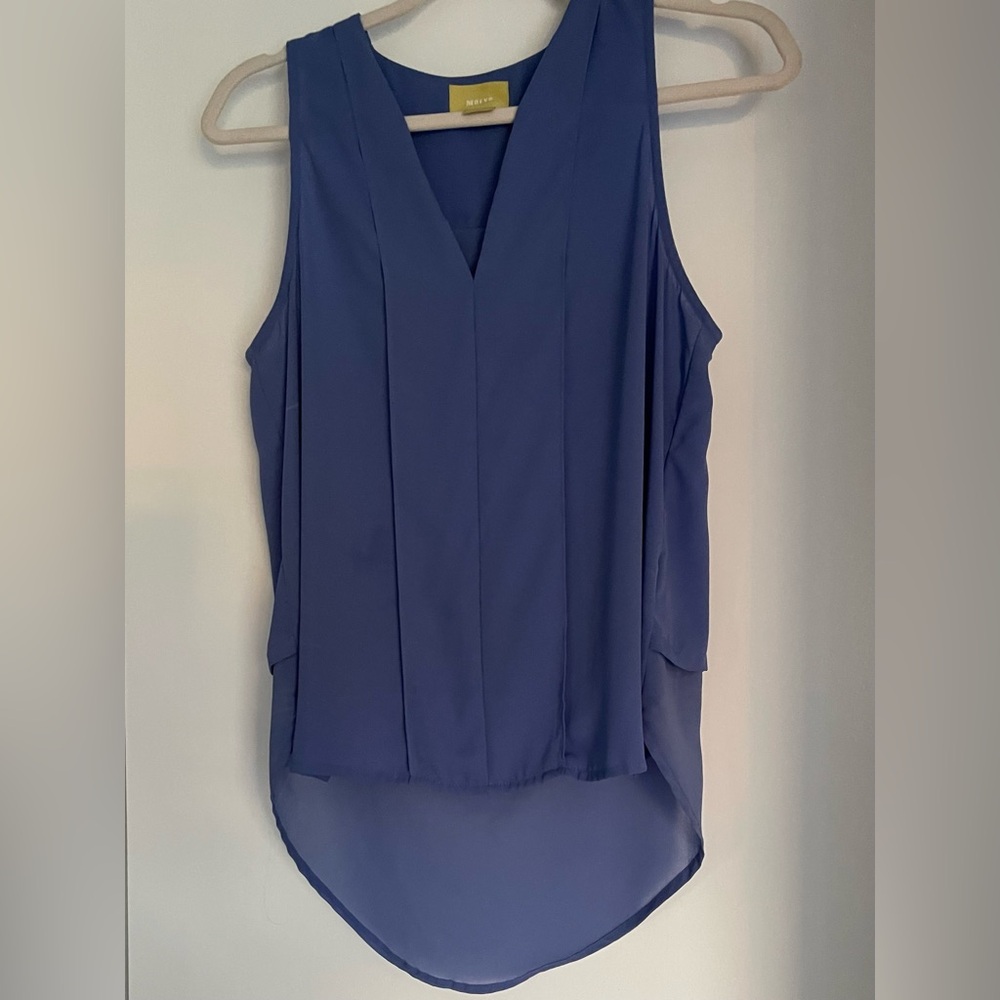 Maeve Anthropologie Lilac Sleeveless VNeck Top💜